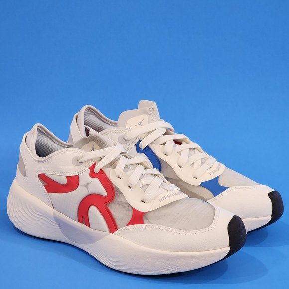 Jordan Delta 3 Low Sail/Wolf Grey/Chile Red Men's Sneakers DN2647-100 NWT - Picture 1 of 6
